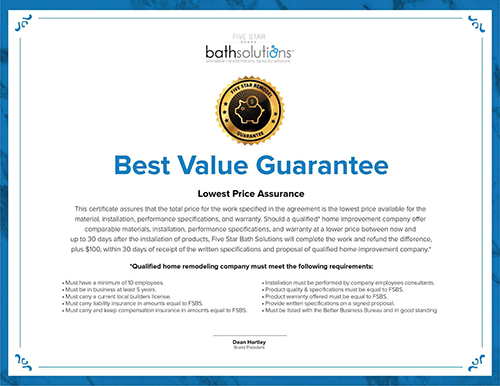 Best Value Guarantee Certificate