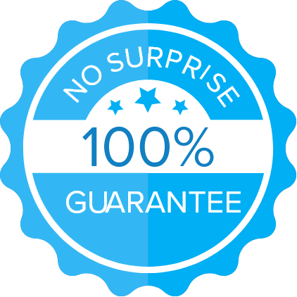 No Surprise 100% Guarantee