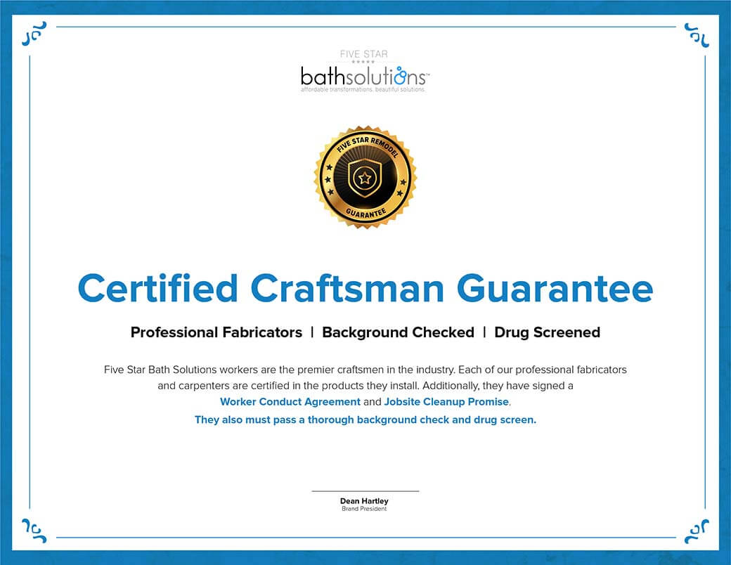 Certificates Certified Craftsman